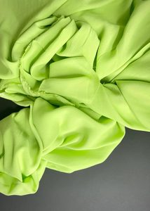 Viscose Modal: Viscose Moss Crepe - Island Lime