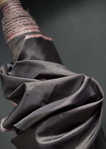 Viscose Modal: Shot Colour Cupro Lining, Chocolate Black