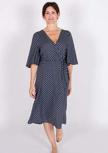 I Am Patterns, Octarine Wrap Dress