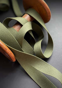 Bag Making: Acrylic Bag Webbing - Caper Green