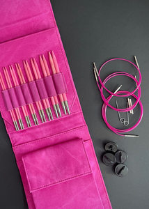 STARTER SET: Lykke 5" Knitting Needle Set, BLUSH PINK