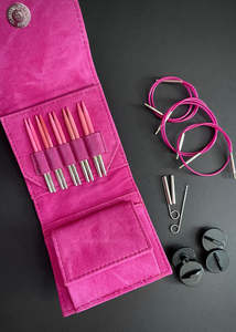 STARTER SET: Lykke 3.5" Knitting Needle Set, BLUSH PINK