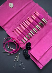 Gift Boxes Bundles: Lykke 3.5" Knitting Needle Set. BLUSH PINK