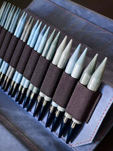 Gift Boxes Bundles: Lykke Knitting Needle Set. 5”, INDIGO