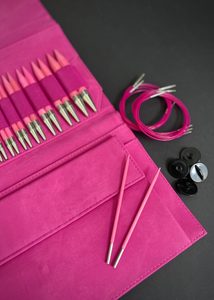 Gift Boxes Bundles: Lykke Knitting Needle Set. 5”, BLUSH PINK