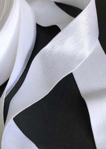 38mm Wide Elastic - White or Black