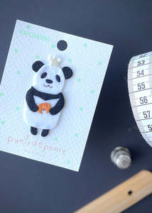 Labels: Iron on Patch - Panda Pastry
