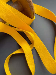 Webbing Tapes: Acrylic Bag Webbing - Sunshine