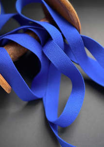 Webbing Tapes: Acrylic Bag Webbing - Electric Blue