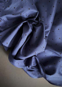 Organic Cotton Solids: Pip Pure Cotton Voile - Indigo