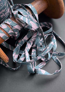 Bias Binding: DOUBLE FOLD BIAS BINDING, Canopy Teal