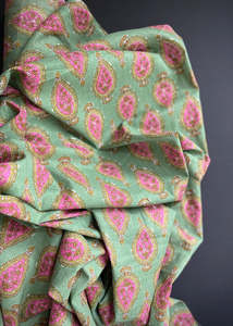 Hand Printed Cotton - Ophelia