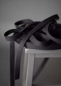 Cotton Bag Webbing- 25mm Black