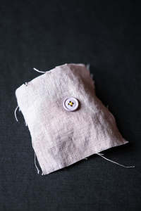 Cotton Button 15mm - Calamine