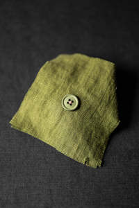 Cotton Button 15mm - Bowling Green