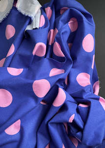 Bazaar Cotton Flannel, Violet Spot