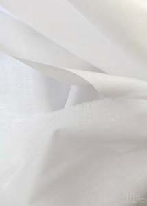 Interfacing - woven, mid/heavy weight. White