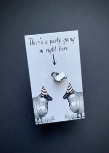 Party Sheep Stitch Marker