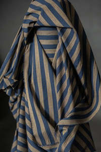 McIntyre Organic Cotton Linen Stripe Fabric
