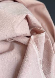 Fabric 1: Linen Cotton Crinkle Canvas, Soft Pink