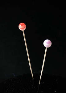 Tulip Akari Glass Head Pins