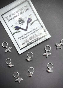 Birds & Bees Stitch Marker Set