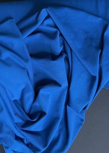 Medium Weight: Go To Organics - Jersey Knit, Electric Blue