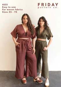 Womens Sewing Patterns: Friday Pattern Company - Saguaro Set