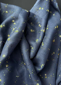 Wildflower Linen - Dark Blue