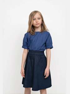 The Assembly Line - Elastic Waist Maxi Skirt Mini