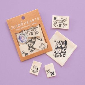 Toad and Sew Quilty Tattoo - Sewing & Knitting Labels