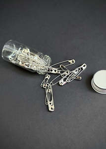 Pins Needles: Jar of Mixed Safety Pins
