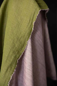 Linen: Cotton Linen Double Gauze - Melica Rose