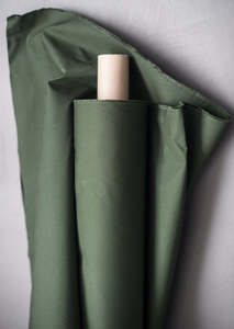 Organic Cotton Dry Oilskin - Fern Green