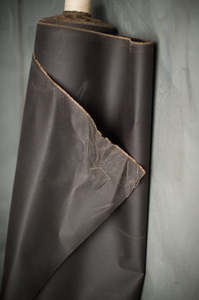 Chocolate Cotton Oilskin