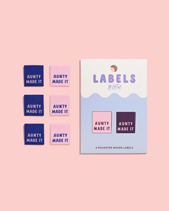 Aunty Made It Woven Labels