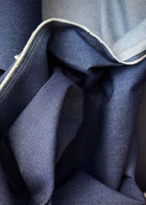Fabric: 12.5oz Cotton Denim, Indigo