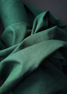 Fabric: Awanui Washed Linen - Forest Green