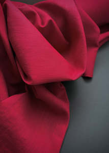 Awanui Washed Linen - Deep Red