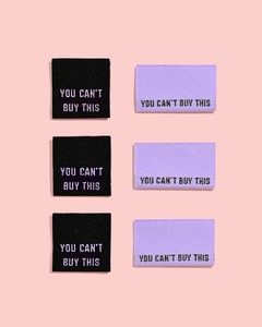 Latest: You Can't Buy This (Metallic) Woven Labels