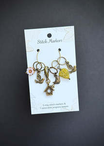 Bird House Stitch Marker Set