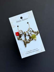 All Gifts: Hummingbird Stitch Marker Set