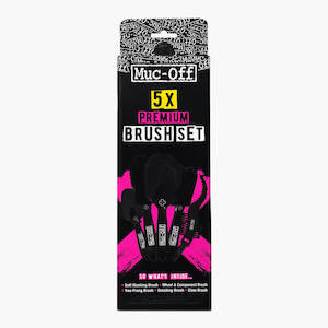Motorcycle Cleaning: Premium 5 Brush Set
