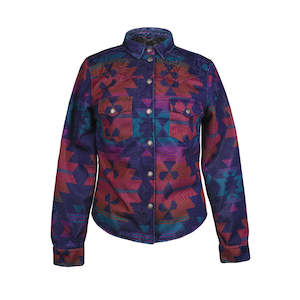 Womens Motorcycle Jackets: Savannah Mesh Moto Shirt - Sierra Sunset