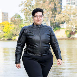 Wild & Free Perforated Leather Jacket