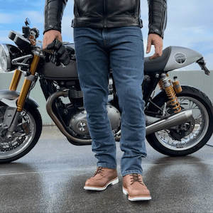 Cruiser Motorcycle Gear: Braxton AAA Single Layer Kevlar Motorcycle Jeans