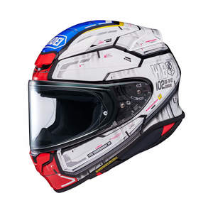 Street Commuting Motorcycle Gear: Shoei NXR2 Helmet - Gundam TC-10