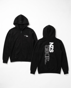 Street Commuting Motorcycle Gear: Storm Unisex Zip Up Armoured Hoodie - Black + Silver Reflective