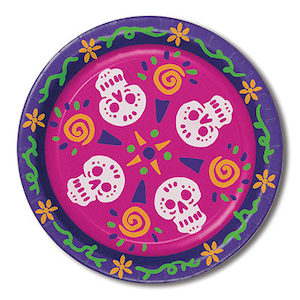 Day of the Dead Paper Plates