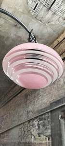 Mid Century Light: Large Pink UFO   PPZ